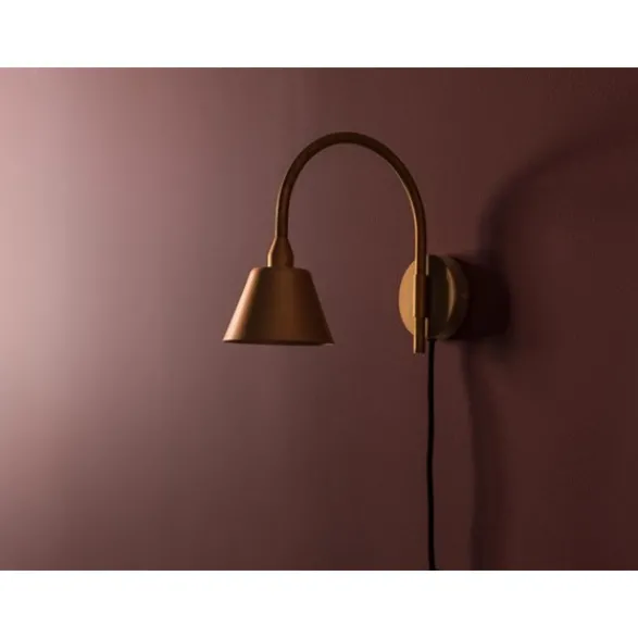Konsthantverk Vägglampa Fång 1-Låg Råmäss