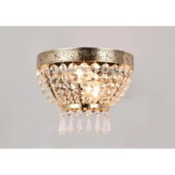 Norrsken Design Vägglampa Queen Fransk Guld 14cm