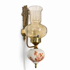 Vintage by Bright 1-2-3 Vägglykta porslin/glas