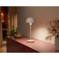 Herstal Vienda bordslampa Putty Grey E14