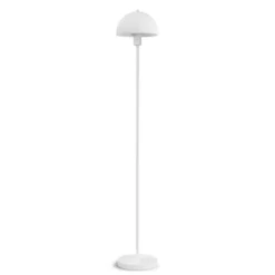 Herstal Vienda golvlampa vit/glas E14