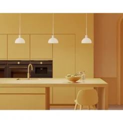 Herstal Vienda pendel vit/glas E14