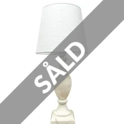 Vintage by Bright 1-2-3 Vintage Lampfot 3, marmor