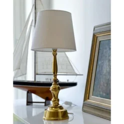 Vintage by Bright 1-2-3 Vintage Lampfot mässing