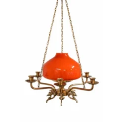 Vintage by Bright 1-2-3 Vintage Taklampa, Röd 45cm