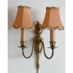 Vintage by Bright 1-2-3 Vintage vägglampa 2-arm mässing