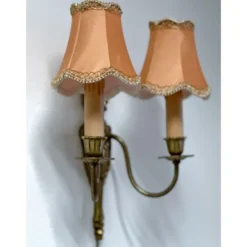 Vintage by Bright 1-2-3 Vintage vägglampa 2-arm mässing