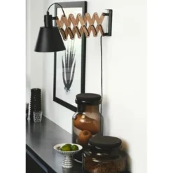 Halo Design VINTAGE Vägglampa Svart/oljerat Valnöt