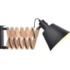 Halo Design VINTAGE Vägglampa Svart/oljerat Valnöt