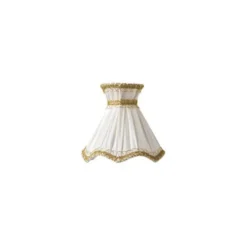 Armaturhantverk Viola lampettskärm, beige 12cm