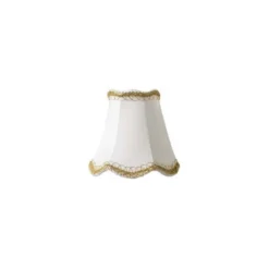 Armaturhantverk Viol lampettskärm, beige 12cm