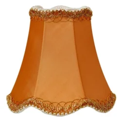 Armaturhantverk Viol lampettskärm, guld 12cm