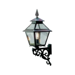 Westal Viresjö vägglampa m gjuten arm, koppar/svart
