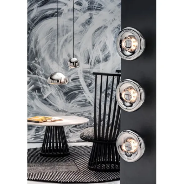 Tom Dixon Void Surface LED plafond tak/vägg, Steel