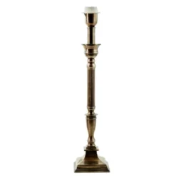 Hallbergs Belysning Waldorf Lampfot Antik silver 11,5cm