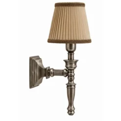 Hallbergs Belysning Waldorf Vägglampa Antik silver 11,5cm