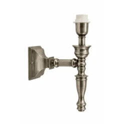 Hallbergs Belysning Waldorf Vägglampa Antik silver 11,5cm