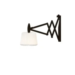 Le Klint Wall lamp, SAX, black oak, incl. shade 120XS