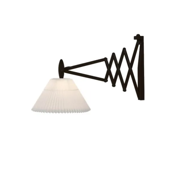 Le Klint Wall lamp, SAX, black oak, incl. shade 2-21