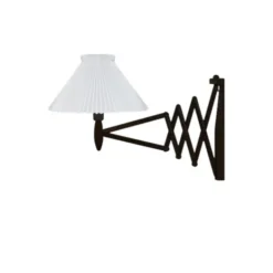 Le Klint Wall lamp, SAX, black oak, incl. shade 1-21