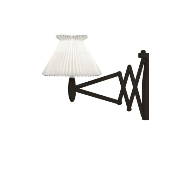 Le Klint Wall lamp, SAX, black oak, incl shade 6-17 L: 60cm