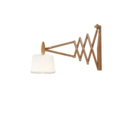 Le Klint Wall lamp, SAX, black oak, incl. shade 120S