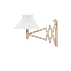 Le Klint Wall lamp, SAX light oak, incl. shade 1-17, L:60cm
