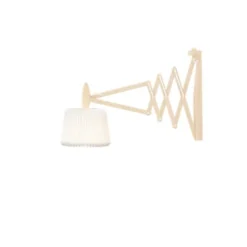 Le Klint Wall lamp, SAX, light oak, incl. shade 120S