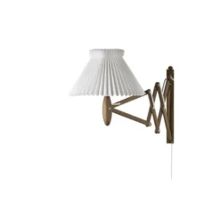 Le Klint Wall lamp, SAX, smoked oak, incl. shade 1-17PA