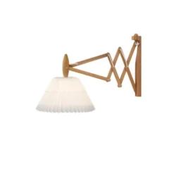 Le Klint Wall lamp, SAX, smoked oak, incl. shade 2-17