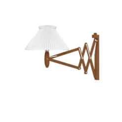 Le Klint Wall lamp, SAX, smoked oak, incl. shade 1-17