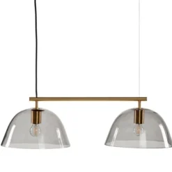Co Bankeryd Wendo 70 taklampa, mässing/rökfärgad 70cm