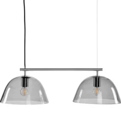 Co Bankeryd Wendo 70 taklampa, nickel/rökfärgad 70cm