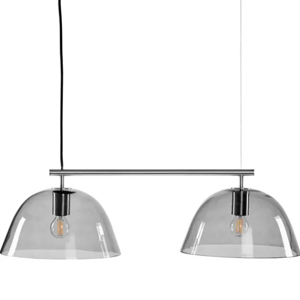 Co Bankeryd Wendo 70 taklampa, nickel/rökfärgad 70cm