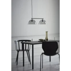 Co Bankeryd Wendo 70 taklampa, svart/rökfärgad 70cm