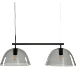 Co Bankeryd Wendo 70 taklampa, svart/rökfärgad 70cm