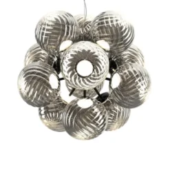 Tom Dixon Whirl Burst Chandelier Silver LED CB