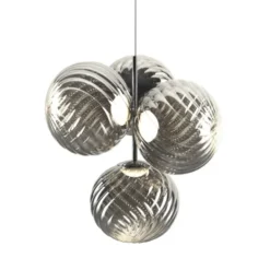 Tom Dixon Whirl Chandelier Small Silver LED CB