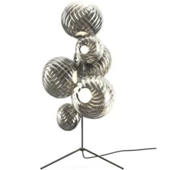 Tom Dixon Whirl Floor Chandelier Silver LED UN