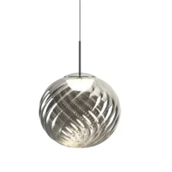 Tom Dixon Whirl Pendant 45cm Silver LED CB-CCC