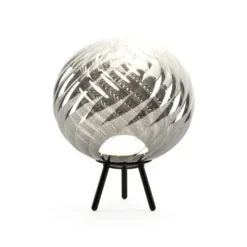 Tom Dixon Whirl Portable Floor/Hanging Silver Black LED UN