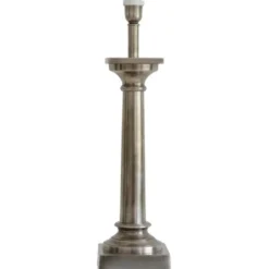 Hallbergs Belysning Winchester Lampfot Antik Silver 16cm