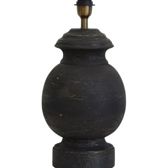 Hallbergs Belysning Zenit Lampfot Vintage Svart 24cm